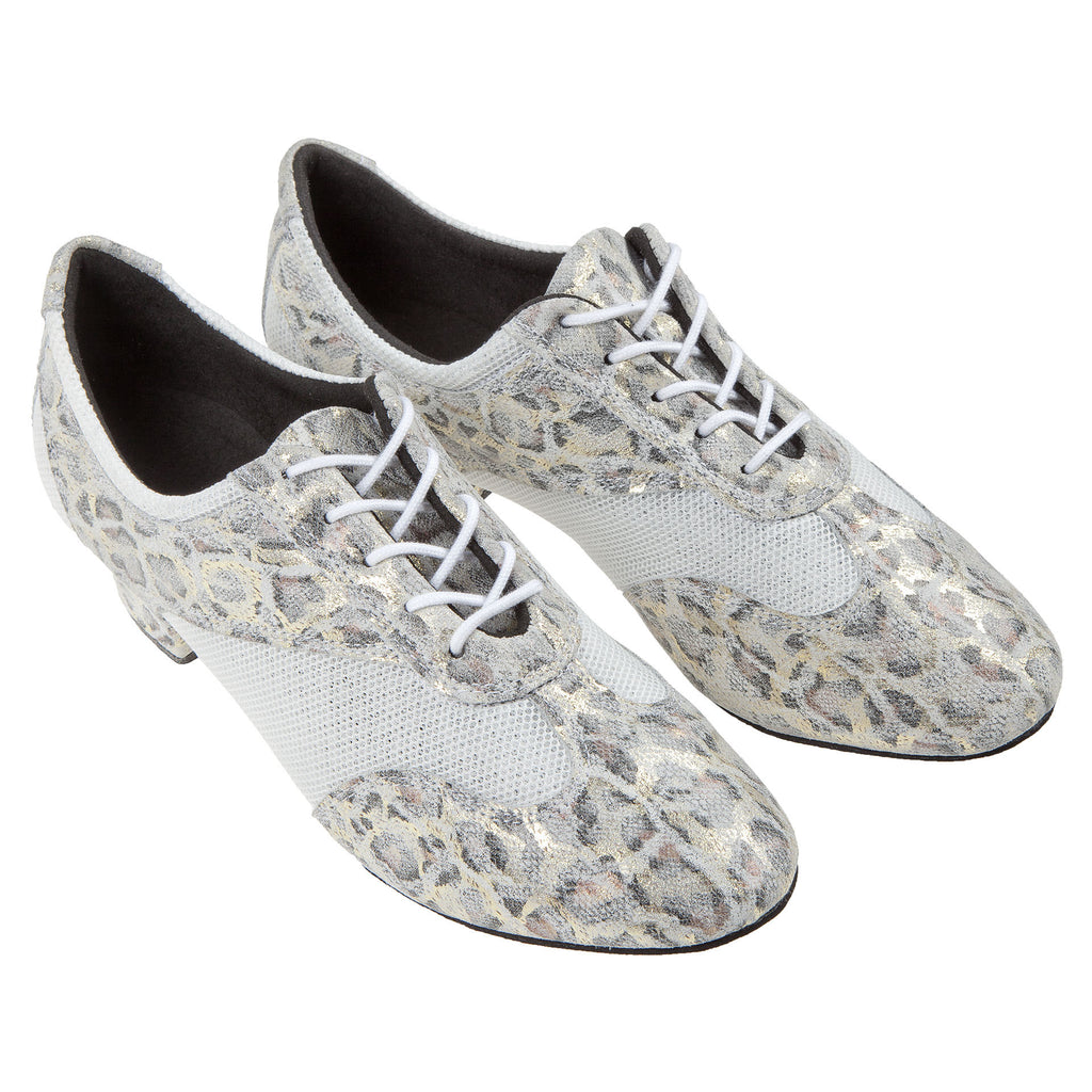Trainings-Tanzschuhe Damen flach - Diamant VarioPro HYBRID Schneeleopard Gold