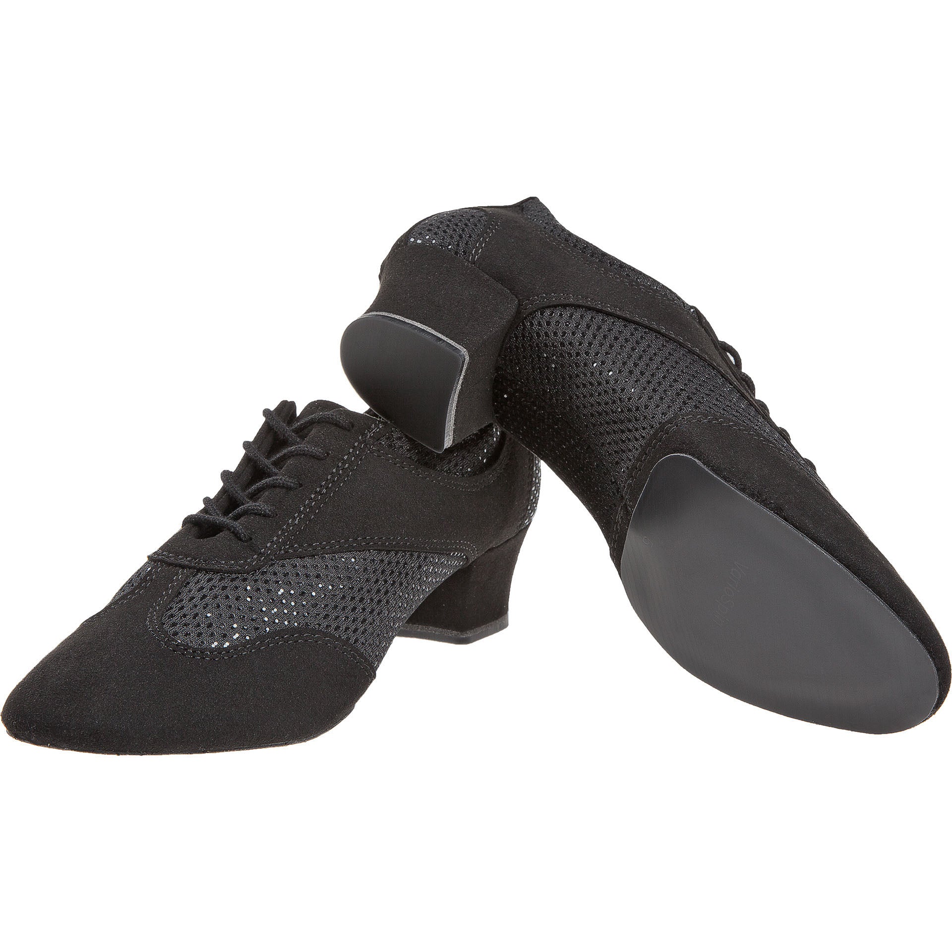 Trainings-Tanzschuhe Damen Schwarz Glitter - Diamant VarioPro V-SPIN