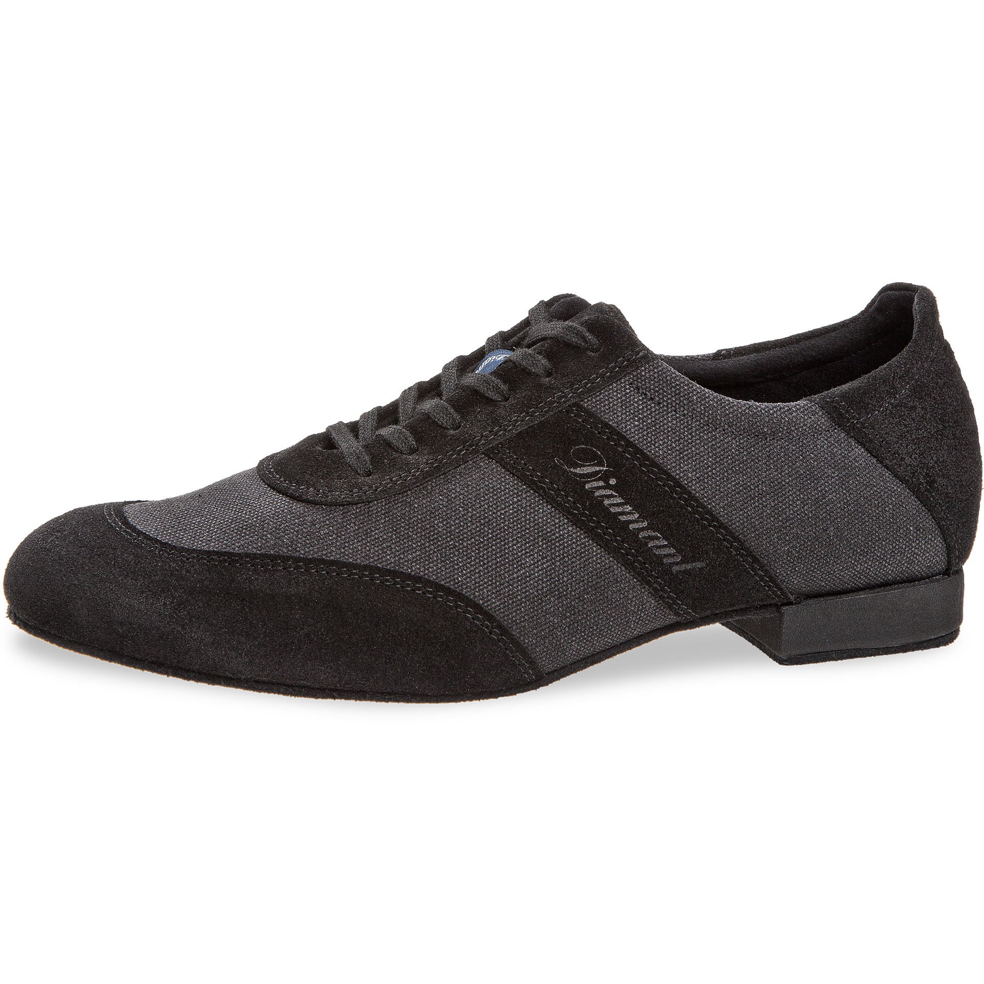 Diamant 192-025-637 Herren Trainings-Tanzschuh Schwarz Velourleder Mesh