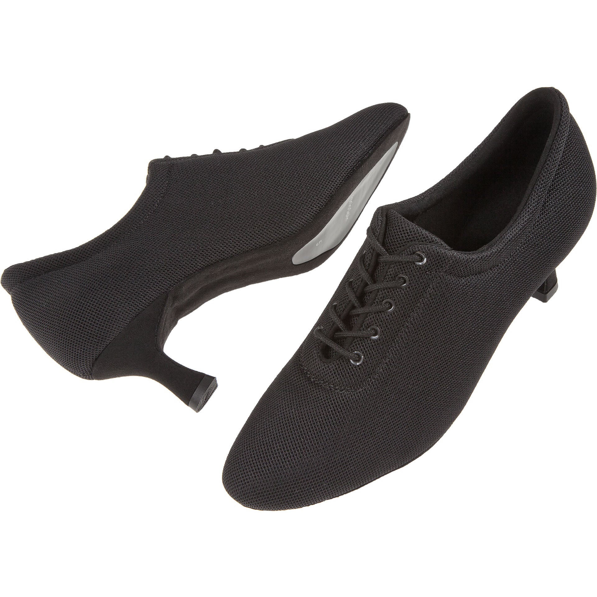 Diamant 199-177-604 Damen Trainer - Rückansicht mit 5 cm Flare Absatz Made in Germany