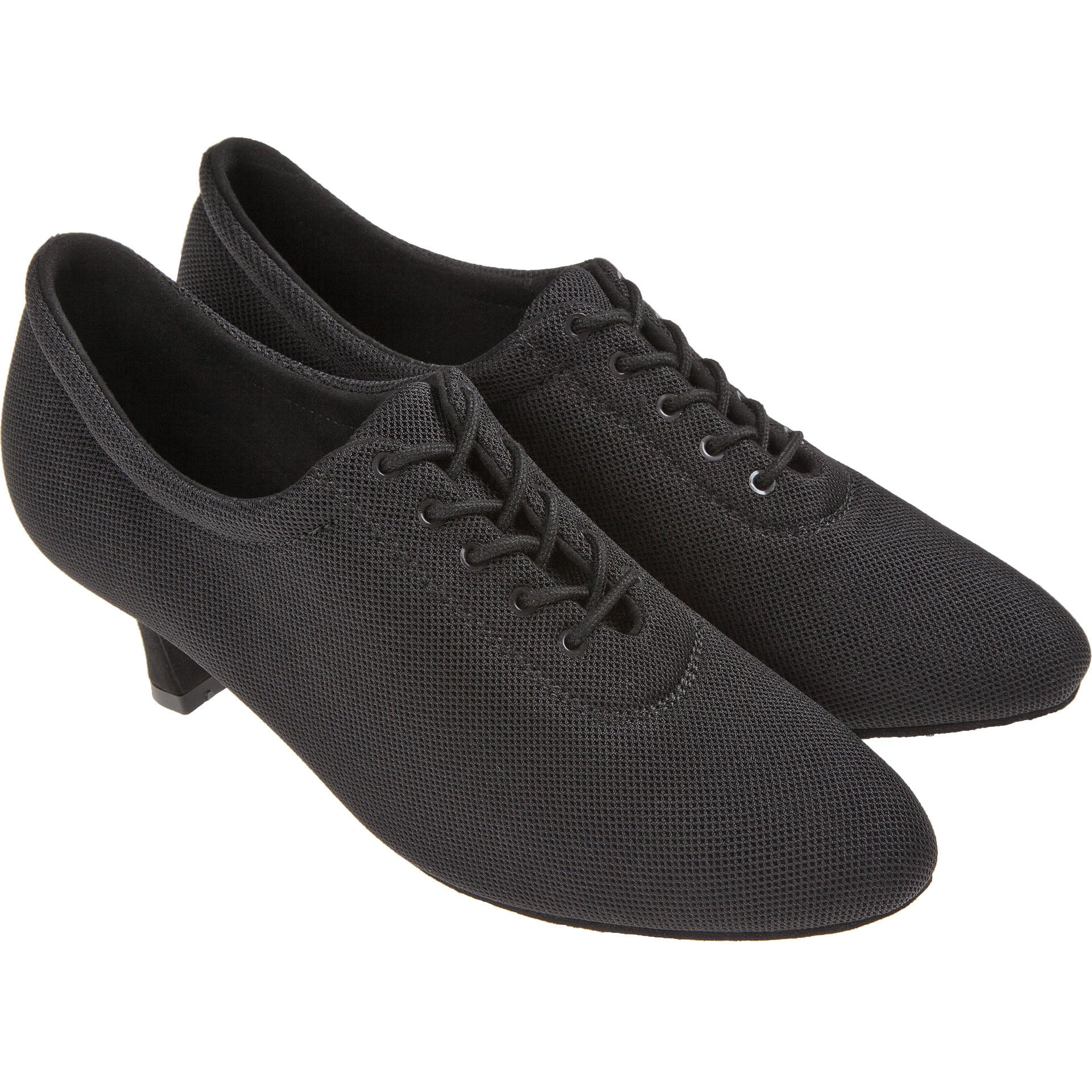 Diamant 199-177-604 VEGAN Damen Trainer - Detailansicht Mesh-Obermaterial mit 5-Loch Schnürung