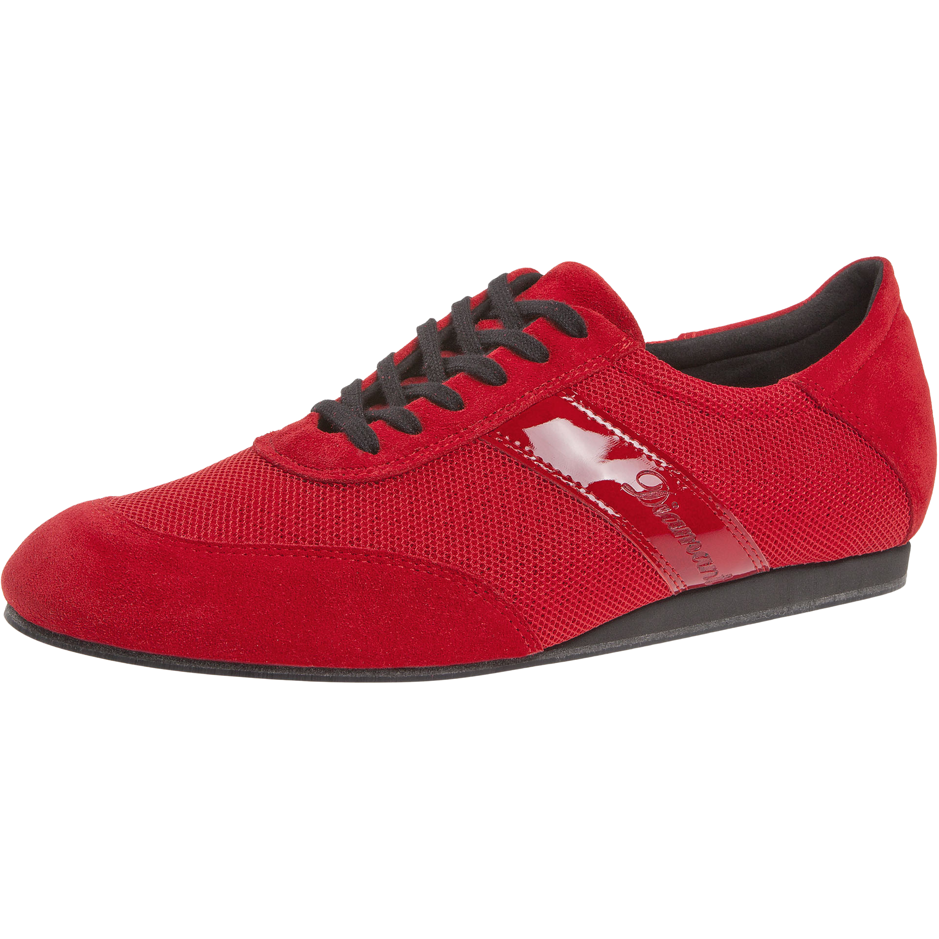 192-425-579 Diamant VarioSpin Tanzsneaker Rot - Vielseitige Tanzschuhe Herren