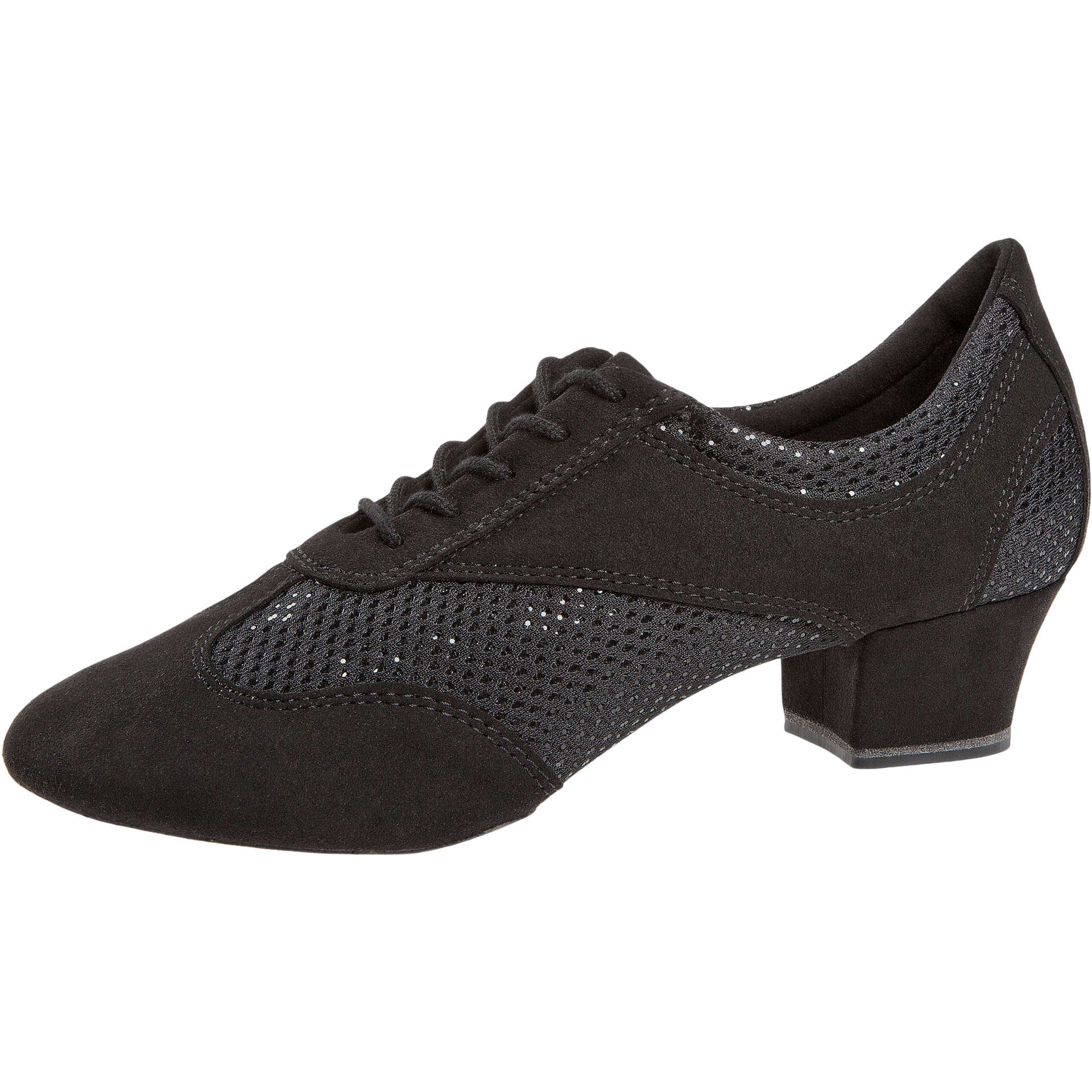 Diamant VarioPro V-SPIN 188-234-548-V Trainings-Tanzschuhe Damen Schwarz Glitter - VarioSpin-Sohle