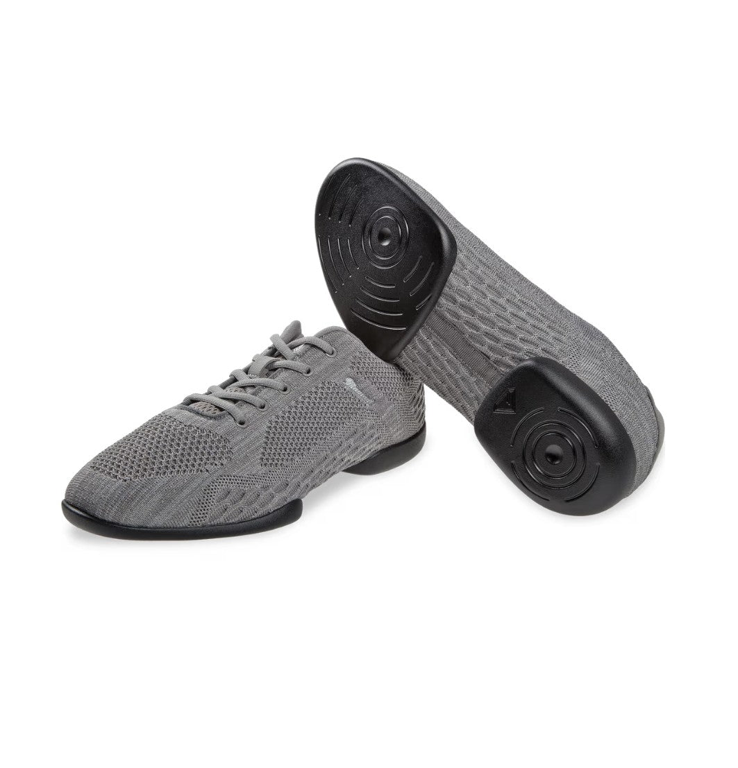 Diamant TUNE Tanzsneaker Silbergrau Rückansicht Street Dance Tanzschuhe
